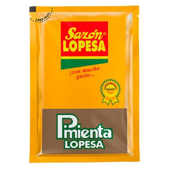 LOPESA - PERUVIAN GROUND PEPPER SEASONING, PACK X 5 SACHETS