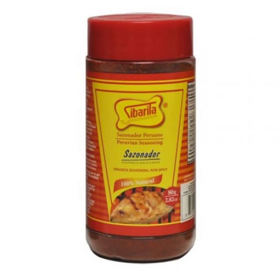 SIBARITA - PERUVIAN PANCA CHILI SEASONING - JAR  X 80 GR