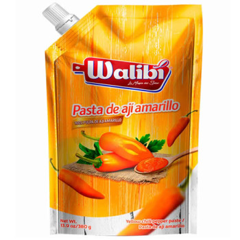 WALIBI YELLOW CHILI PEPPER PASTE SAUCE, DOYPACK X 380 GR