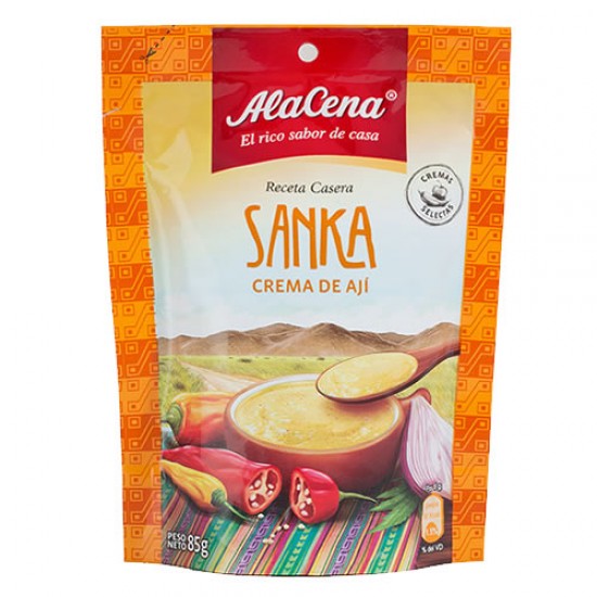 ALACENA - SANKA CHILI PEEPER SAUCE (CREMA DE AJI ) , SACHET X 85 GR