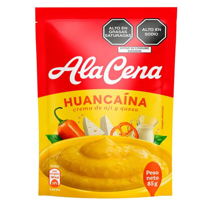 ALACENA PERUVIAN HUANCAINA SAUCE , SACHET X 85 GR