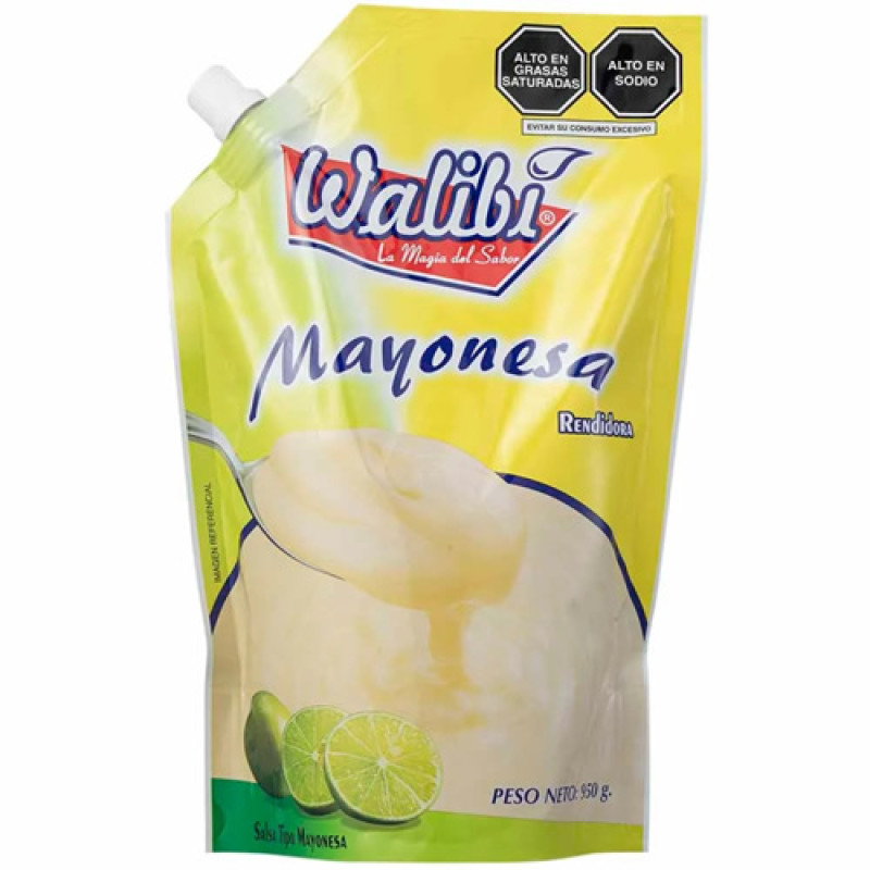 WALIBI MAYONNAISE SAUCE CREAM, DOYPACK X 1 KG