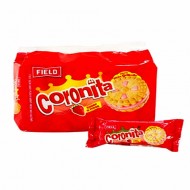 CORONITA - PERUVIAN COOKIES FILLED STRAWBERRY CREAM , BAG X 6 PACKETS