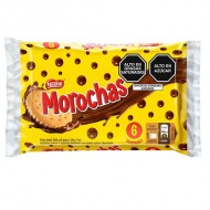 MOROCHAS - PERUVIAN CLASIC COOKIES  FILLED WITH CHOCOLATE CREAM , BAG X 8 PACKETS