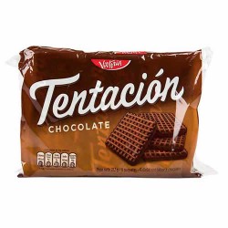 TENTACION -  PERUVIAN COOKIES CHOCOLATE FLAVOR , BAG X 6 PACKETS