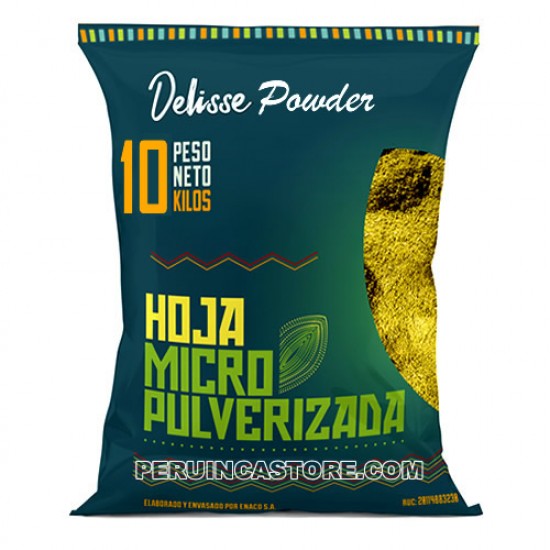 PERUVIAN INCA ENERGIZER ORGANIC POWDER, BAG X 10 KG