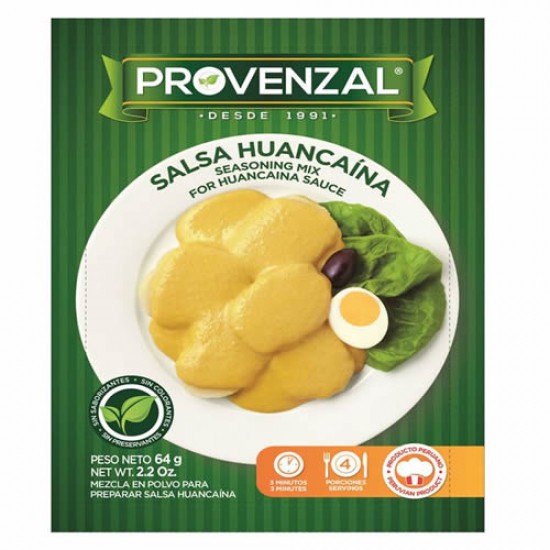 PROVENZAL - SEASONING FOR HUANCAINA SAUCE , BAG X 64 GR