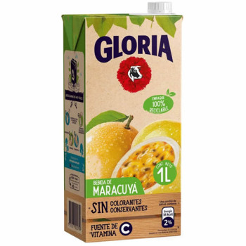 GLORIA "PASSION FRUIT" JUICE, BOX OF 1 LITER