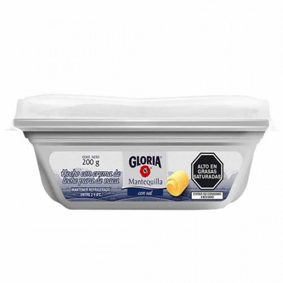 GLORIA - PERUVIAN MILK BUTTER , BOWL X 200 GR