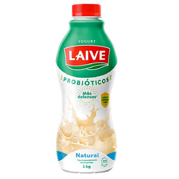 LAIVE YOGURT NATURAL FLAVOR , BOTTLE X 946 GR