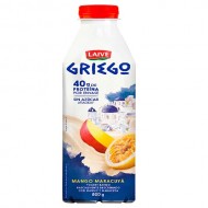 LAIVE YOGURT GRIEGO MANGO PASSION FRUIT FLAVOR SUGAR FREE, BOTTLE X 800 GR