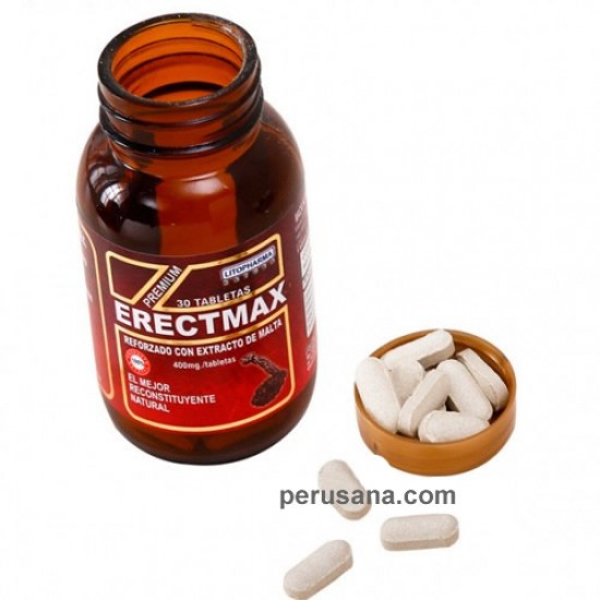 ERECTMAX PREMIUM SEXUAL ENHANCER AND VIGORIZING TABLETS - JAR X 30 UNITS