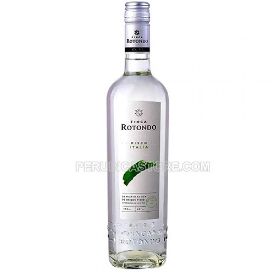 FINCA ROTONDO - PERUVIAN PISCO ITALIA , BOTTLE X 750 ML