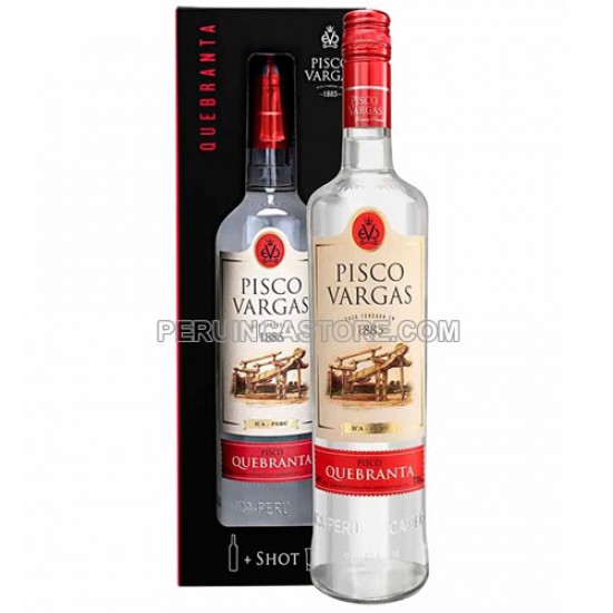 PISCO VARGAS - PERUVIAN PISCO QUEBRANTA RESERVA PRIVADA X 750 ML