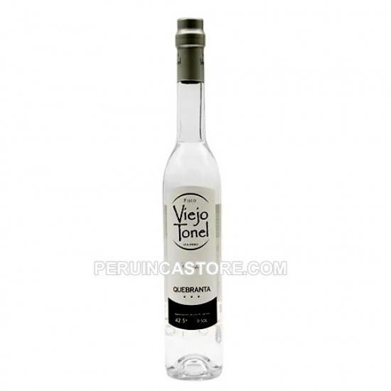 VIEJO TONEL - PERUVIAN PISCO QUEBRANTA , BOT X 500 ML