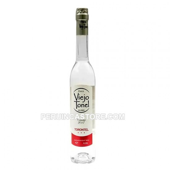 VIEJO TONEL - PERUVIAN PISCO TORONTEL , BOT X 500 ML