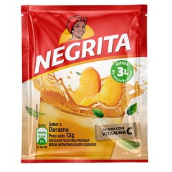 NEGRITA - PERUVIAN PEACH INSTANT DRINK X 13 GR , BOX OF 12  SACHETS