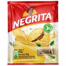 NEGRITA - PERUVIAN PINEAPPLE INSTANT DRINK X 13 GR , BOX OF 12 SACHETS