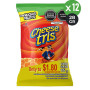CHEESE TRIS "EXTRUDED CORN" SNACKS PIQUEO, PACK X 12 BAGS