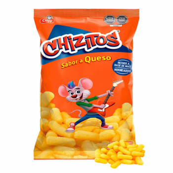 CHIZITOS - PUFFED CORN SNACK , CHEESE FLAVOR - BAG X 190 GR