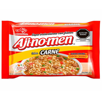 AJINOMEN NOODLE  INSTANT MEAT SOUP , BAG X 80 GR