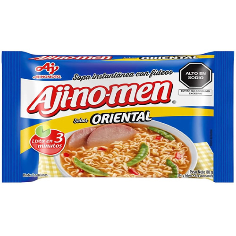 AJINOMEN ORIENTAL NOODLE INSTANT CHICKEN  SOUP  X 80 GR