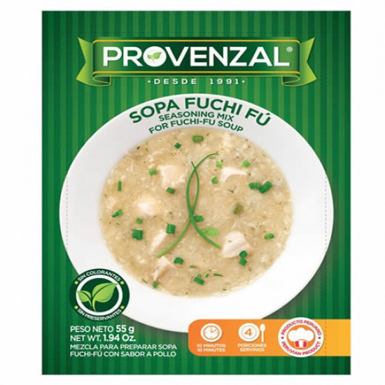 PROVENZAL -  SEASONING FOR ORIENTAL FUCHIFU SOUP DISH , BAG X 55 GR