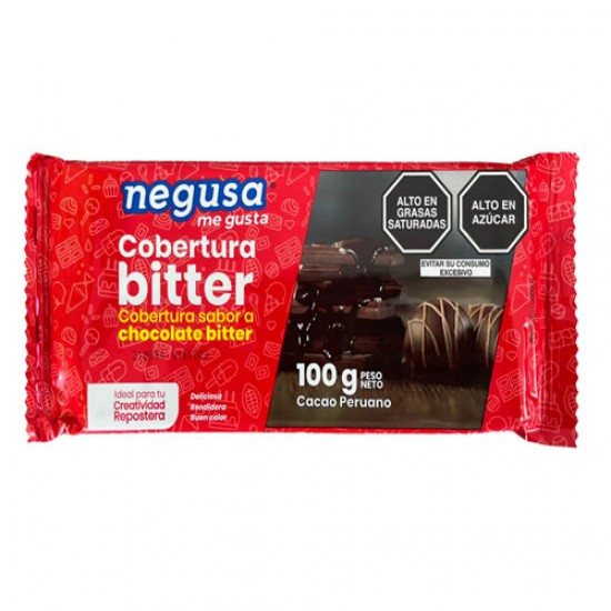 NEGUSA BITTER CHOCOLATE COUVERTURE , BOX OF 600 GR