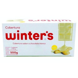 WINTERS WHITE CHOCOLATE COUVERTURE , BOX OF 500 GR