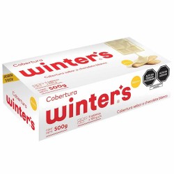 WINTERS WHITE CHOCOLATE COUVERTURE , BOX OF 500 GR
