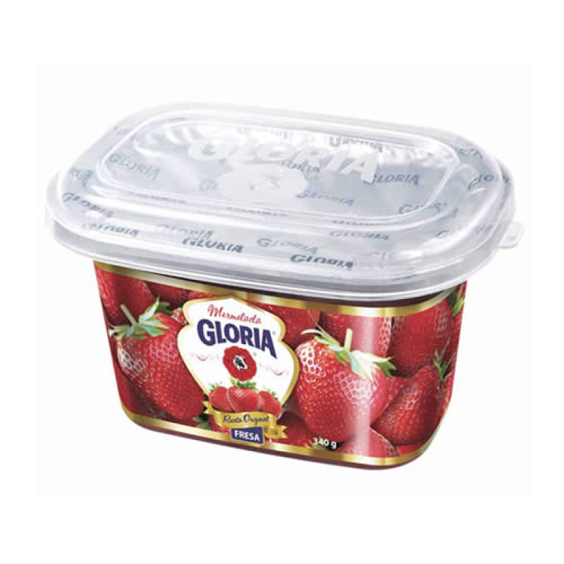GLORIA - PERUVIAN STRAWBERRY JAM MARMALADE , BOWL X 340 GR