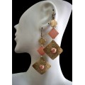 3 Metals Earrings Peru