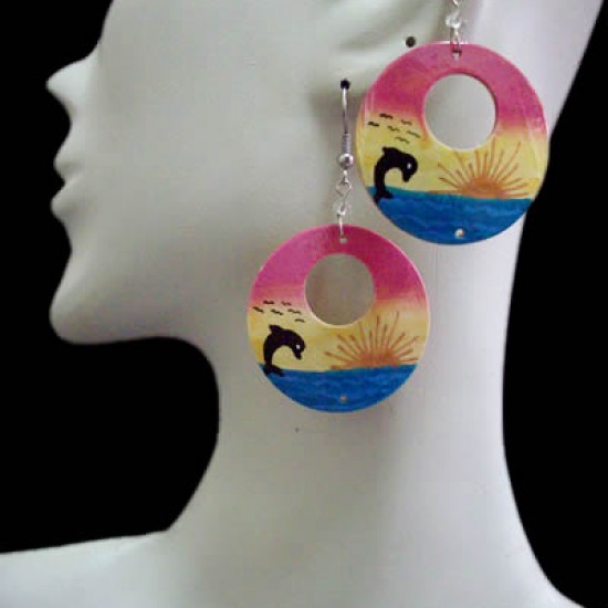 WHOLESALE INCA PERUVIAN BAMBOO EARRINGS - VARIED IMAGES WHOLESALE INCA PERUVIAN BAMBOO EARRINGS - VARIED IMAGES
