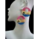 WHOLESALE INCA PERUVIAN BAMBOO EARRINGS - VARIED IMAGES WHOLESALE INCA PERUVIAN BAMBOO EARRINGS - VARIED IMAGES