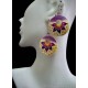 WHOLESALE INCA PERUVIAN BAMBOO EARRINGS - VARIED IMAGES WHOLESALE INCA PERUVIAN BAMBOO EARRINGS - VARIED IMAGES