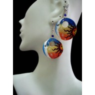 WHOLESALE INCA PERUVIAN BAMBOO EARRINGS - VARIED IMAGES