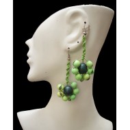 WHOLESALE AZAID SEED AND BOMBONA EARRINGS PERU