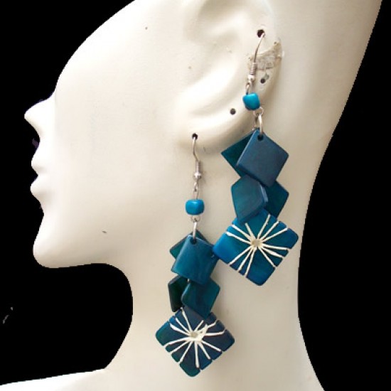 WHOLESALE BULL HORN EARRINGS MODEL SQUARE PERU WHOLESALE BULL HORN EARRINGS MODEL SQUARE PERU