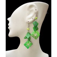 WHOLESALE BULL HORN EARRINGS MODEL SQUARE PERU
