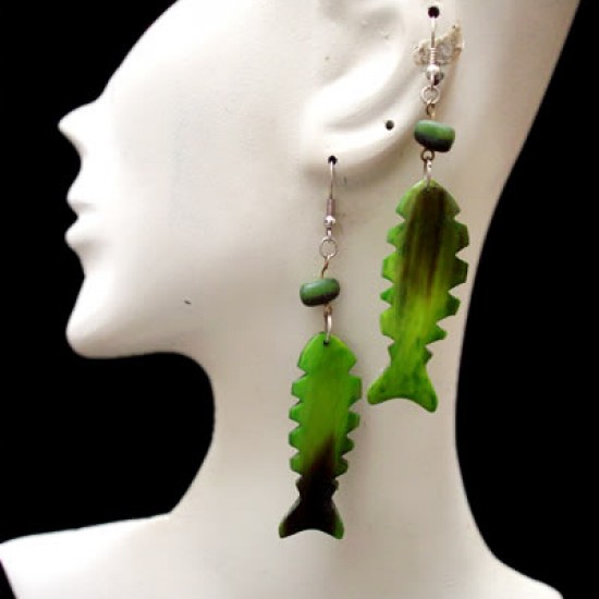 WHOLESALE PERUVIAN BULL HORN EARRING FISH IMAGES WHOLESALE PERUVIAN BULL HORN EARRING FISH IMAGES