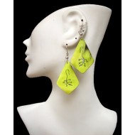 WHOLESALE INCA PERUVIAN BULL HORN EARRING VARIED ANIMAL IMAGES