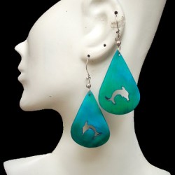 WHOLESALE INCA PERUVIAN BULL HORN EARRING VARIED ANIMAL IMAGES