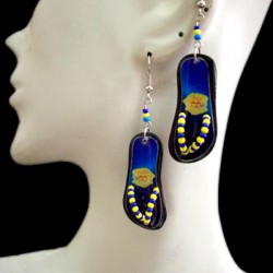 WHOLESALE PERUVIAN CERAMIC EARRINGS SANDALS IMAGES