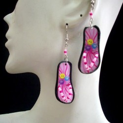 WHOLESALE PERUVIAN CERAMIC EARRINGS SANDALS IMAGES