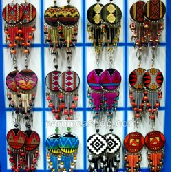 WHOLESALE INCA PERUVIAN CERAMIC EARRINGS