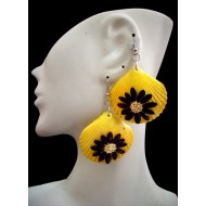 WHOLESALE INCA PERUVIAN MARINE SHELLS EARRINGS - VARIED COLORS