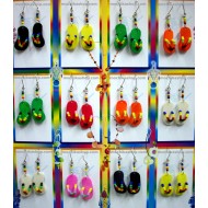 WHOLESALE INCA BONE EARRINGS WITH MOSTACILLA SANDALS IMAGE