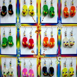 WHOLESALE INCA BONE EARRINGS WITH MOSTACILLA SANDALS IMAGE
