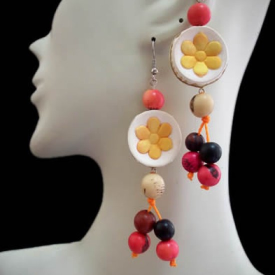 WHOLESALE FISH BONE AND AZAID (ACAID) SEEDS EARRINGS PERU WHOLESALE FISH BONE AND AZAID (ACAID) SEEDS EARRINGS PERU