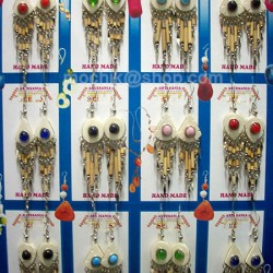 WHOLESALE INCA BONE EARRINGS WITH BAMBOO - VARIED MODELS